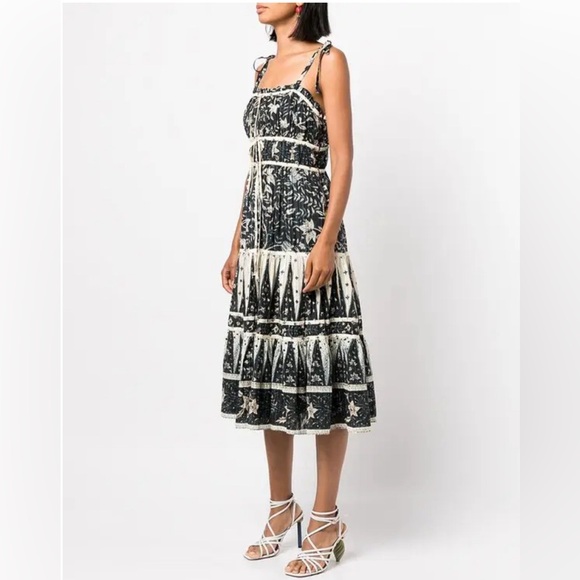 Ulla Johnson Indah Printed Midi Dress - Picture 2 of 6